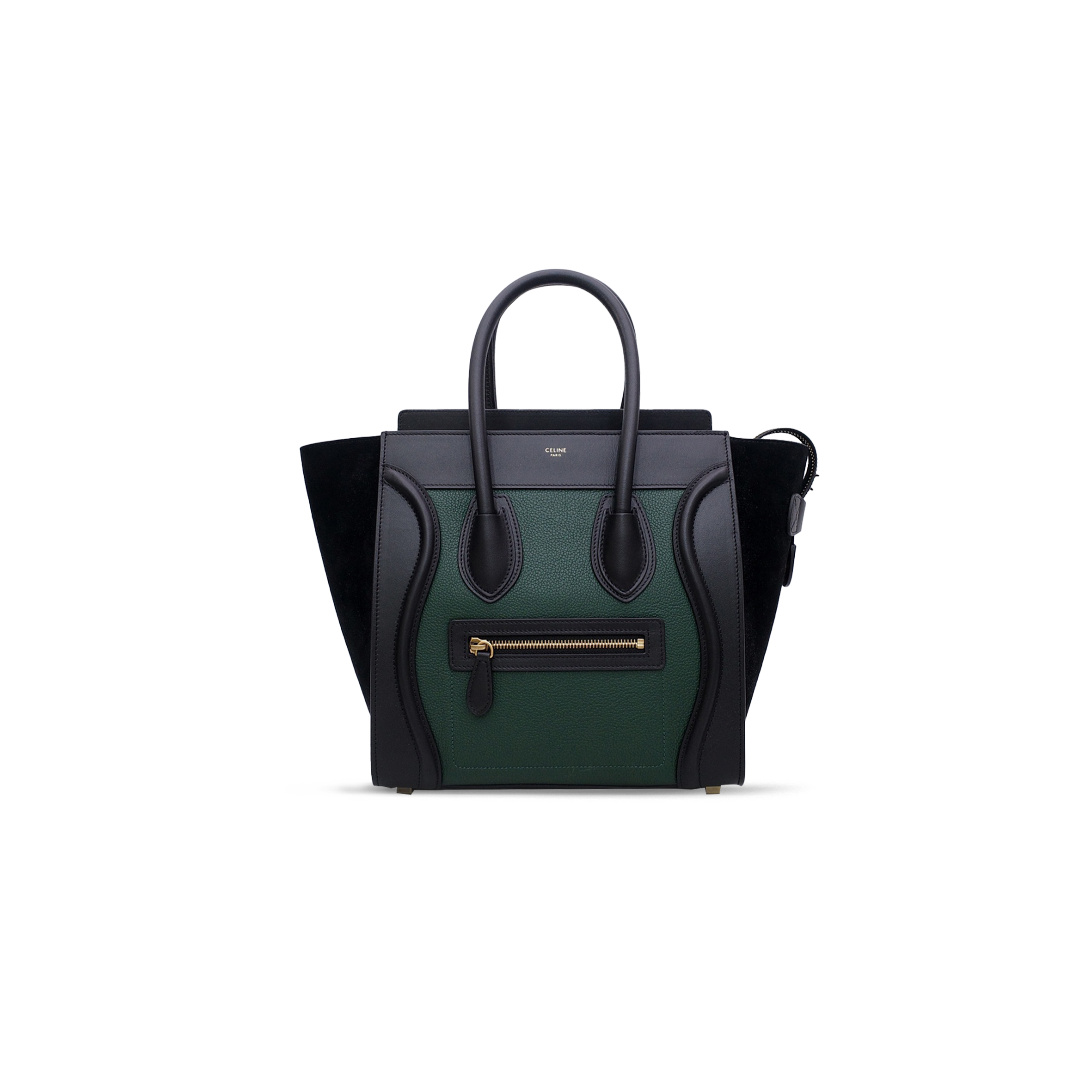 CELINE TOTE IN LUGGAGE MICRO PEBBLED CALFSKIN 167793DRU-38NA (27*27*15cm)